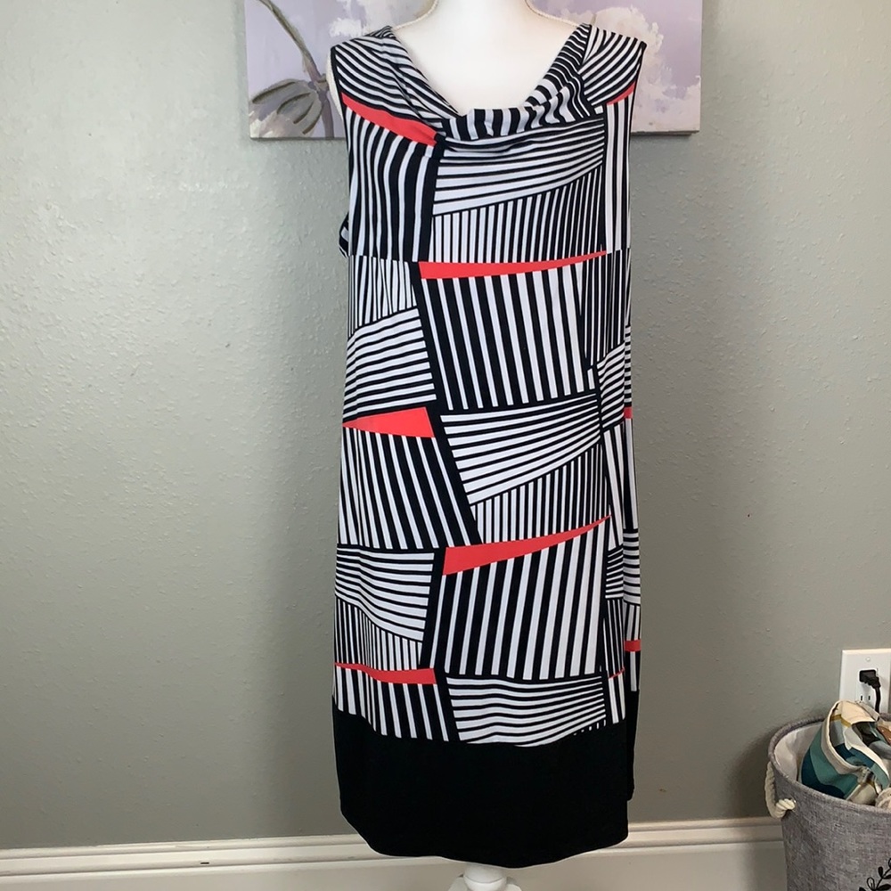 Kim Rogers Flamingo combo dress.